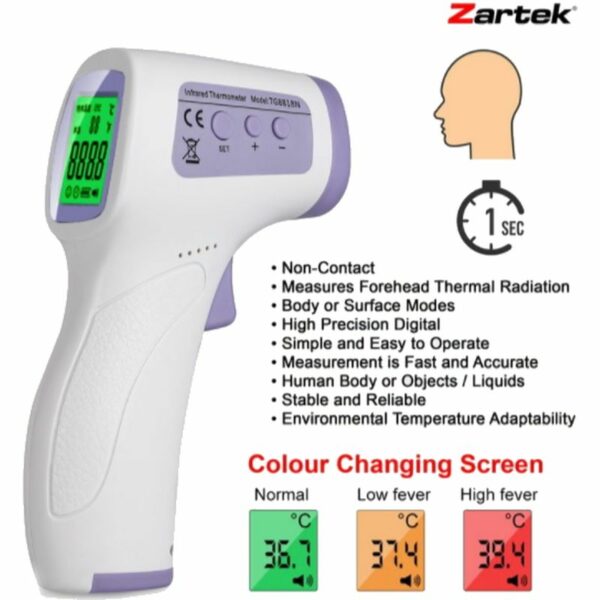 Zartek TG8818N Digital Handheld Infrared Thermometer