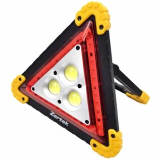 Zartek ZA-840 Rechargeable LED Triangular Hazard Worklight